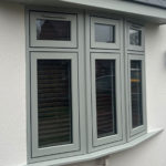 Agate grey flush sash windows fitted in Southport, Ormskirk, Liverpool, Chester, Manchester, Bolton, Blackburn, Preston, Lancaster and all surrounding areas in the Northwest