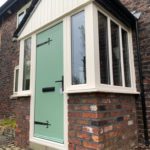 We recently completed a full porch installation at a property in Rufford, supplying and fitting a cream on white PVCu porch with matching windows and a Chartwell Green composite door. We also supply and fit coloured PVC and composite doors in Southport, Ormskirk, Liverpool, Chester, Manchester, Bolton, Blackburn, Preston, Lancaster and all surrounding areas in the Northwest.