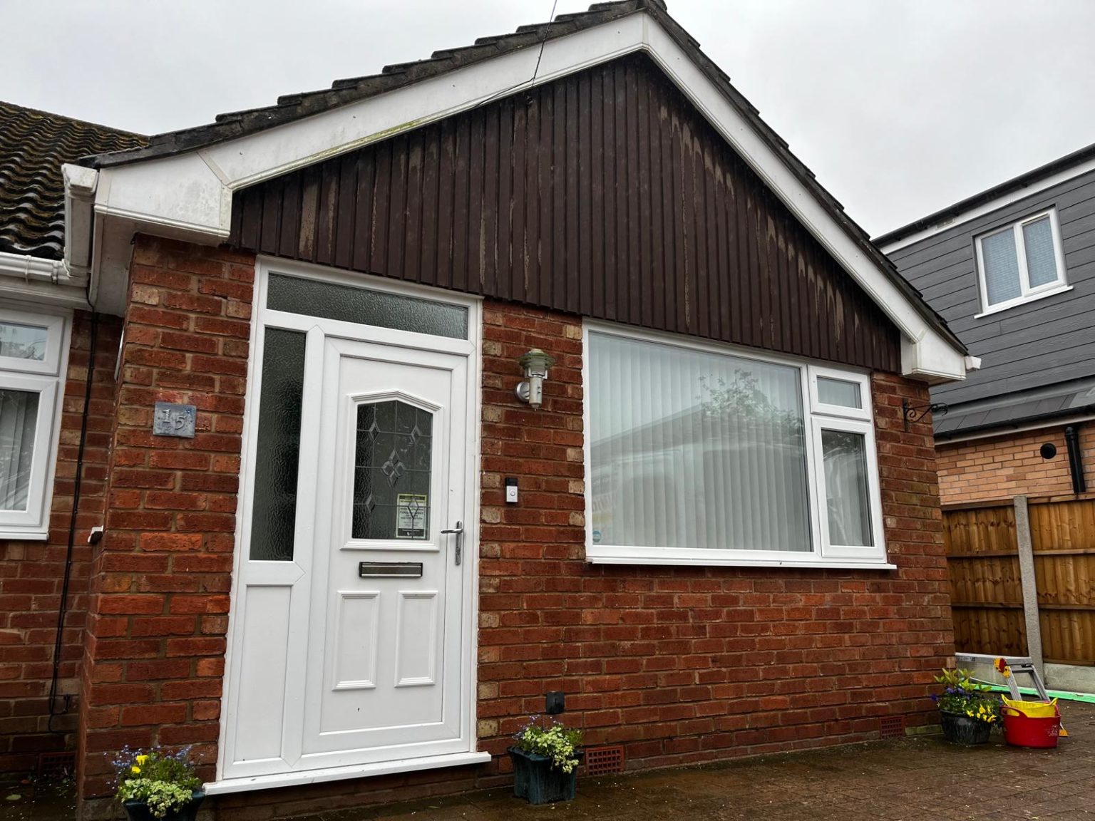 grey shiplap cladding