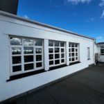 Royal Birkdale Golf Club window replacement and repairs. Windowcare Northwest carrying out work to replace and repair PVC windows including the installation of new white PVCu windows, replacement of failed double glazed units, and repairs to hinges, handles and locking mechanisms.