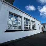 Royal Birkdale Golf Club window replacement and repairs. Windowcare Northwest carrying out work to replace and repair PVC windows including the installation of new white PVCu windows, replacement of failed double glazed units, and repairs to hinges, handles and locking mechanisms.