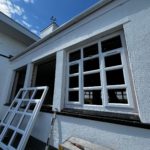 Royal Birkdale Golf Club window replacement and repairs. Windowcare Northwest carrying out work to replace and repair PVC windows including the installation of new white PVCu windows, replacement of failed double glazed units, and repairs to hinges, handles and locking mechanisms.