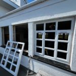 Royal Birkdale Golf Club window replacement and repairs. Windowcare Northwest carrying out work to replace and repair PVC windows including the installation of new white PVCu windows, replacement of failed double glazed units, and repairs to hinges, handles and locking mechanisms.