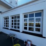 Royal Birkdale Golf Club window replacement and repairs. Windowcare Northwest carrying out work to replace and repair PVC windows including the installation of new white PVCu windows, replacement of failed double glazed units, and repairs to hinges, handles and locking mechanisms.