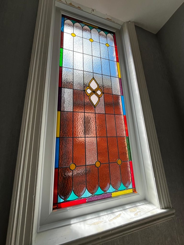 We recently completed a unique project where the customer designed their own coloured copy lead window pattern, and Windowcare Northwest manufactured and installed the bespoke glazed unit to bring their vision to life.