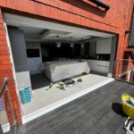 We recently completed a project in Southport, supplying and fitting a set of white aluminium bi-fold doors (four panels) to create a seamless connection between the home and garden.