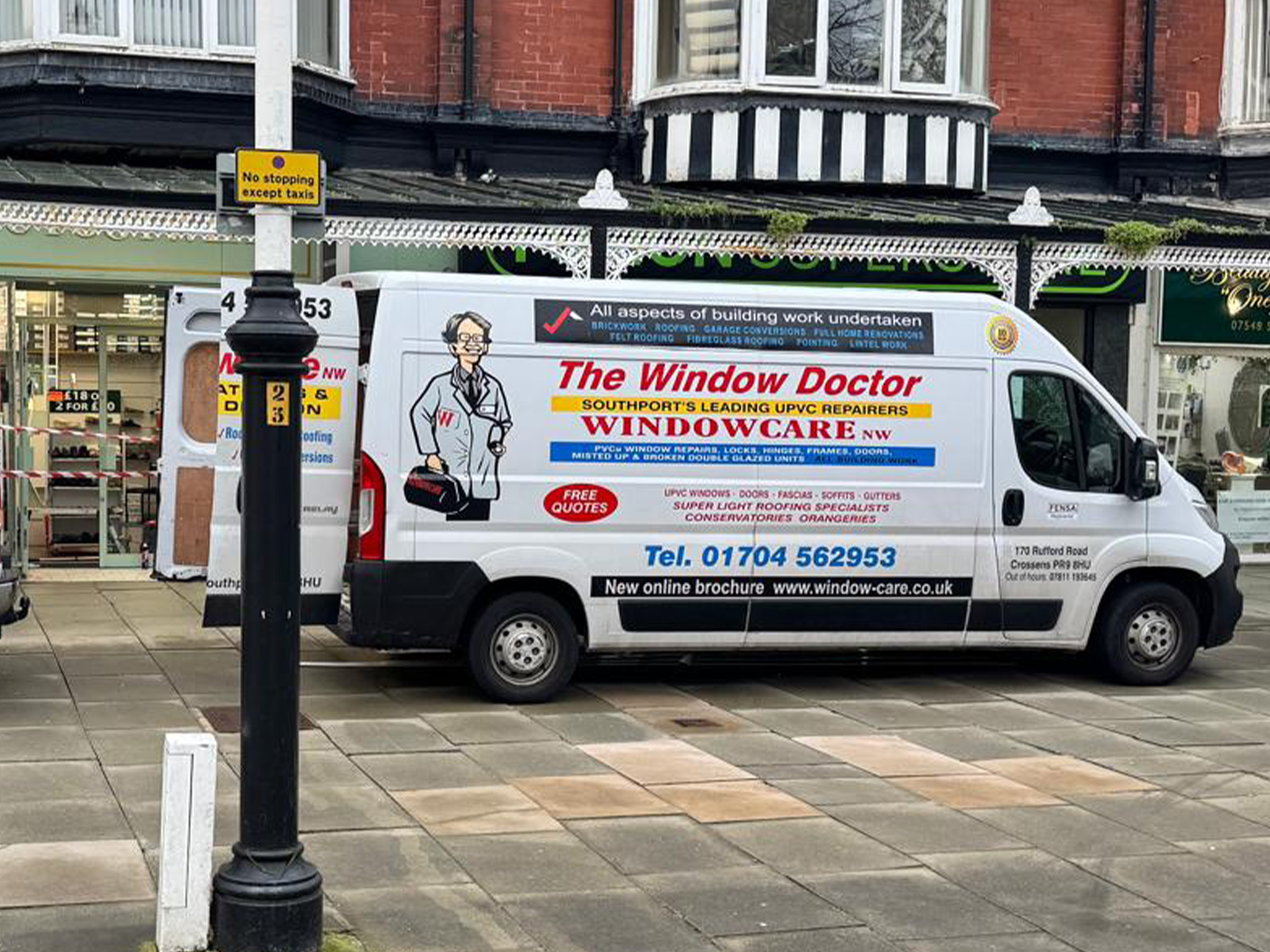 The window doctor - repairs Double Glazed units (misted, cracked, smashed) Hinges Locks Handles Security locks Patio rollers Anti-snap door barrels fitted Draughts