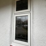 White flush sash windows Birkdale Encapsulated lead double glazing Bay window replacement