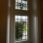 White flush sash windows Birkdale Encapsulated lead double glazing Bay window replacement
