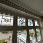 White flush sash windows Birkdale Encapsulated lead double glazing Bay window replacement