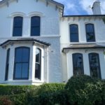 Dual colour sash windows North West