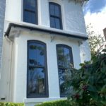 Dual colour sash windows North West