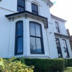 Dual colour sash windows North West