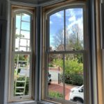 PVC sliding sash windows with Georgian bars
