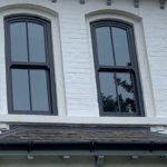 Slate grey sliding sash windows