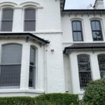 Slate grey sliding sash windows