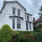 Slate grey sliding sash windows