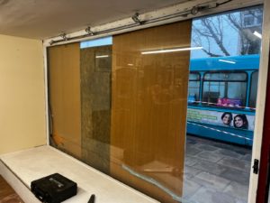 Store front PVC window supplied and fitted in Southport, Merseyside.