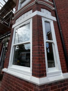 We recently completed a full property upgrade in Birkdale, replacing all existing windows with white PVCu sliding sash windows throughout the home.