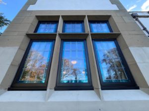 We recently completed the installation of black aluminium windows with bespoke copy lead designs at a care home residential home nursing home in Southport, Ormskirk, Liverpool, Chester, Manchester, Bolton, Blackburn, Preston, Lancaster and all surrounding areas in the Northwest.