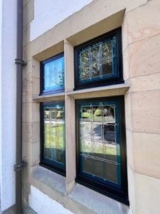 We recently completed the installation of black aluminium windows with bespoke copy lead designs at a care home residential home nursing home in Southport, Ormskirk, Liverpool, Chester, Manchester, Bolton, Blackburn, Preston, Lancaster and all surrounding areas in the Northwest.
