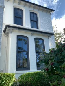 Dual colour sash windows North West