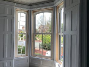 Slate grey sliding sash windows