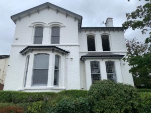 Slate grey sliding sash windows